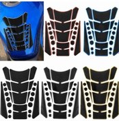 Resim Kırmızı 3d Gaz Yakıt Koruyucu Motosiklet Tank Pad Çıkartma Honda Yamaha Suzuki İçin 