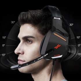 Resim MiraLive Plextone G800 3.5mm Teleskopik Kablolu Gaming Oyuncu KULAKLIĞI-(5775) 