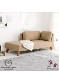 Resim Bella Rahat Dinlenme Koltuğu Josefin Koltuk Psikolog Koltuğu Kitap Okuma Koltuğu Puf Koltuk Kanepe Vizon 