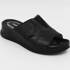 Resim Forelli 23612 Kadın Terlik - Siyah-siyah Siyah 