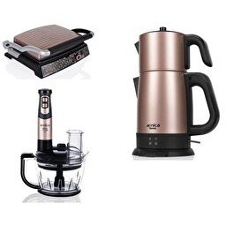 Resim Arnica St-90004 3'lü Elektronik Çeyiz Paketi Rose 