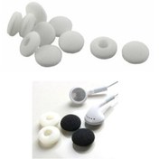 Resim Kulaklık Süngeri. Kulaklık Yastığı 10 Adet 18 Mm - Beyaz 