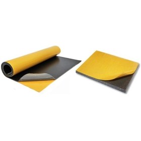 Resim Oto Ses Yalıtım Süngeri Kauçuk Yanmaz Kapı Içi Ses Önleyici 