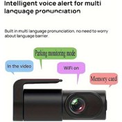 Resim Trendooze Springsun Ön Çizgi Kamerası 1080p Çizgi Kamerası Araç Içi Izleme Kamerası 360 Wifi Araç Içi Akıllı Mini Çizgi Kamerası Hd 