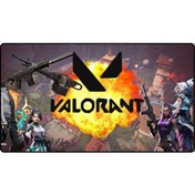 Resim Azemax 70X30Cm Valorant Resimli Oyuncu Mousepad Kaydırmaz Taban P 