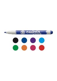 Resim Carioca Beyaz Tahta Kalemi 8 Renk 2.8Mm 42920 