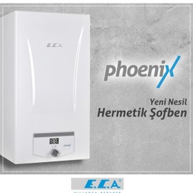 Resim Eca Phoenix Ph 11 lt Hermetik Şofben 