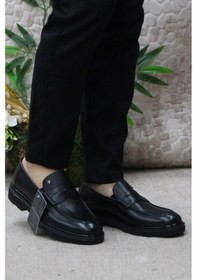 Resim Pierre Cardin 241075 Siyah Hakiki Deri Erkek Loafer Erkek Ayakkabı 001 