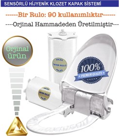 Resim Palex Hijyenik Klozet Kapakları ve 12 Rulo Temizlik Malzemeleri Seti 