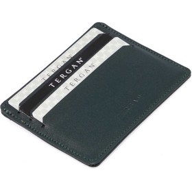 Resim Yeşil Deri Unisex Kredi Kartlık - S1KK00001050-S8H 