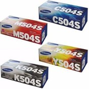 Resim Samsung CLT-504S Toner 4'lü Set (K504S-C504S-M504S-Y504S) 