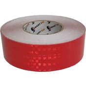 Resim Reflektör Bant Kırmızı 5CMx10M Reflektif Bant Kırmızı İkaz Bandı 