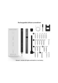 Resim Elektrikli Güç Tornavida Taşınabilir Şarj Edilebilir Lityum Hassas Tornavida Usb Şarjlı Dizüstü Bilgisayar Cep Telefonu Küçük Cihazlar Tamir Araçları 