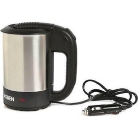 Resim AGUILAS 24 Volt Oto Araç Kettle Araba Su Isıtıcı Çelik Kettle (YARIM LİTRE HACİM) 