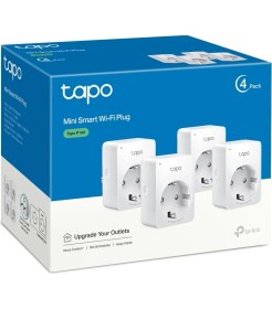 Resim TP-Link Tapo P100(4-pack) | Akıllı Mini Wi-Fi Priz | Uzaktan Kontrol | Alexa ve Google Home Uyumlu | Cihaz Paylaşımı | Zamanlama Özelliği | Kolay Kurulum | Hub Gerektirmez 