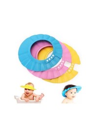 Resim 0-5 Yaş Arası Bebekler Için Ayarlanabilir Bebek Banyo Şapkası Çok Renkli 