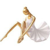 Resim Dolıty Balerin Kız Heykelcik Heykeli Süsleme Kitaplık Stil-b 