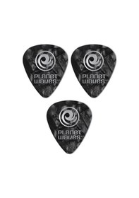 Resim Planet Waves 1cbkp4 Gitar Pena 3 Adet 0.70 Mm Black - Medium Pena 