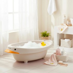 Resim Babyjem Neşeli Ördek Bebek Banyo Küveti Kum Beji 