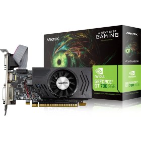 Resim Arktek Nvidia GeForce GT 730 2GB 128Bit DDR3 DX(11) PCI-E 2.0 Ekran Kartı (AKN730D3S2GL1) 