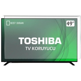 Resim Bestekran Toshiba Uyumlu 49Ll2A63Dt Tv Ekran Koruyucu - Toshiba Uyumlu 49" Inç 123 Cm Ekran Koruyucu 