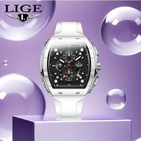 Resim Fochsia Siyah Beyaz Lıge Kadın Kare Kuvars Tarihli Saat Şık Günlük Ve İş Stili Diğer 