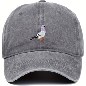 Resim Kumru Su Yıkanmış Beyzbol Şapkası 