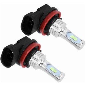 Resim Moveevo H8/h11 80w 8000k Buz Mavi Led Fari Ampülü, 12-24v Evrensel, Csp Işık Taneleri, Hızlı Tepki, Kolay Kurulum 2 Adet 
