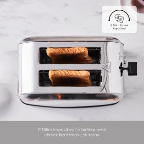 Resim Karaca Inox LED Zaman Göstergeli Ekmek Kızartma Makinesi 