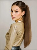 Resim Serenity Wedding Lastikli Şekilli Sayalı Saç Saç Şekillendirici Peruk 468346041 Açık Kahverengi 