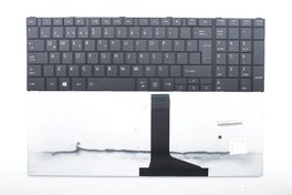 Resim Toshiba ile Uyumlu Satellite C55-A-1NU Uyumlu Laptop Klavye Siyah 