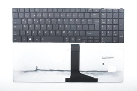Resim Toshiba ile Uyumlu Satellite C55-A-1NU Uyumlu Laptop Klavye Siyah 