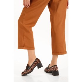 Resim Kadın Topuklu Loafer Ayakkabı 4052 