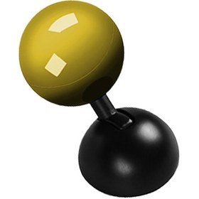 Resim Neevoyu Zinc Alloy Araba Başlatma Düğmesi Rocker, Yüksek Sıcaklık Fırın Boyası İle Dayanıklı, Retro Stili Araç İç Dekorasyonu, Kolay Kurulum Sarı 