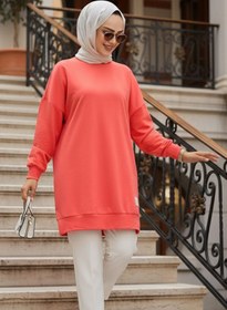 Resim Neva Style Mercan Tesettür Tunik 30644MR 