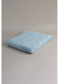 Resim Plaid Mavi Tek Kişilik Battaniye 160x220 15021 Mavi 