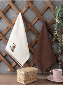 Resim Kahverengi Mutfak Havlusu 