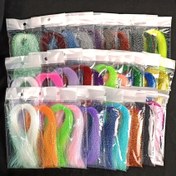 Resim Tika Spor 10 Paket Flash Line Fly Bağlama Malzemeleri - 5g Çok Renkli Dayanıklı Yemler ve Akıntılar için Geliştirilmiş Fly Balıkçılığı Bağlantıları, Tatiller ve Hediyeler için Mükemmel, Tatil Hediye Ürünleri, Canlı Bağlantılar, Yüksek Kaliteli Bağlantılar 