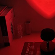 Resim Kırmızı Kalp Projeksiyonlu Ruh Hali Lambası, Parti Atmosferi,Mood Aydınlatma,Çağdaş Işık,Şık Dekor,Kompakt Tasarım,Dayanıklı Malzeme,Masaüstü ışık,Yumurta Şeklinde Projeksiyon Lambası,Ev Dekoratörleri,Rahat Atmosfer 