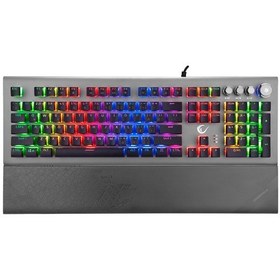 Resim Rampage KB-R101 Impressive RGB Kristal Switch Kablolu Mekanik Oyuncu Klavye 