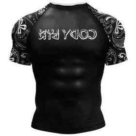 Resim Yingfu 2023 Yeni No Gi Bjj Gömleği Jiu Jitsu Kickboks Rashguard Polyeser Spandex Süblimasyon Koyu Gri 