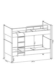 Resim benim odam Loft Genç Odası Ranza 90x200 