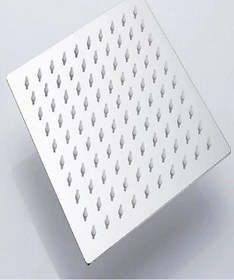 Resim Tepe Duş Başlığı Kare 25 25 Paslanmaz Inox 304 Çelik Metal Kireç Önleyici Diğer 