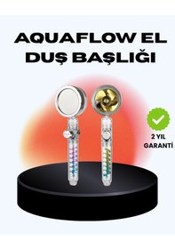 Resim Döner Pervaneli El Duşu Başlığı Su Tasarruflu, Basınç Artırıcı, Yağmur Etkili Çok Renkli 