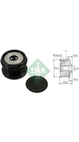 Resim Ina Alternatör Kasnak Rulmanlı 6-Kanal Ford Fıesta/focus-Volvo S40/S60/S80 