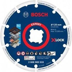 Resim Bosch X-Lock DMW 125x22.23 mm Kesme Diski - 2608900533 
