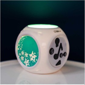 Resim Bblüv Kübe Müzikli Gece Lambası Ve Projektör Beyaz 