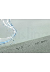 Resim Mislina Home 120X200 Beyaz Fitted Sıvı Geçirmez Alez 