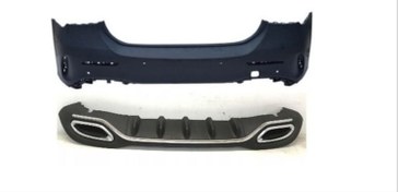 Resim Mercedes W177 Hb A Serisi Uyumlu Oem Amg Arka Tampon&Egzoz 