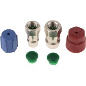 Resim Sharplace 2Pcs A/C Servis Şarj Port Adaptörleri Getirme R12 R22 Ila R134A (Yurt Dışından) 